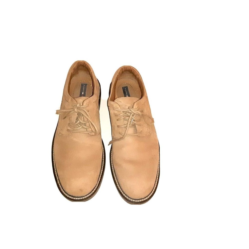 Tommy Hilfiger Men's Shoes Brown Leather Oxford Size 9.5 Medium M15189S